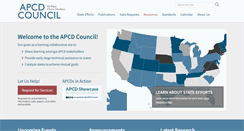 Desktop Screenshot of apcdcouncil.org