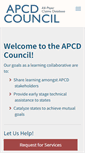 Mobile Screenshot of apcdcouncil.org